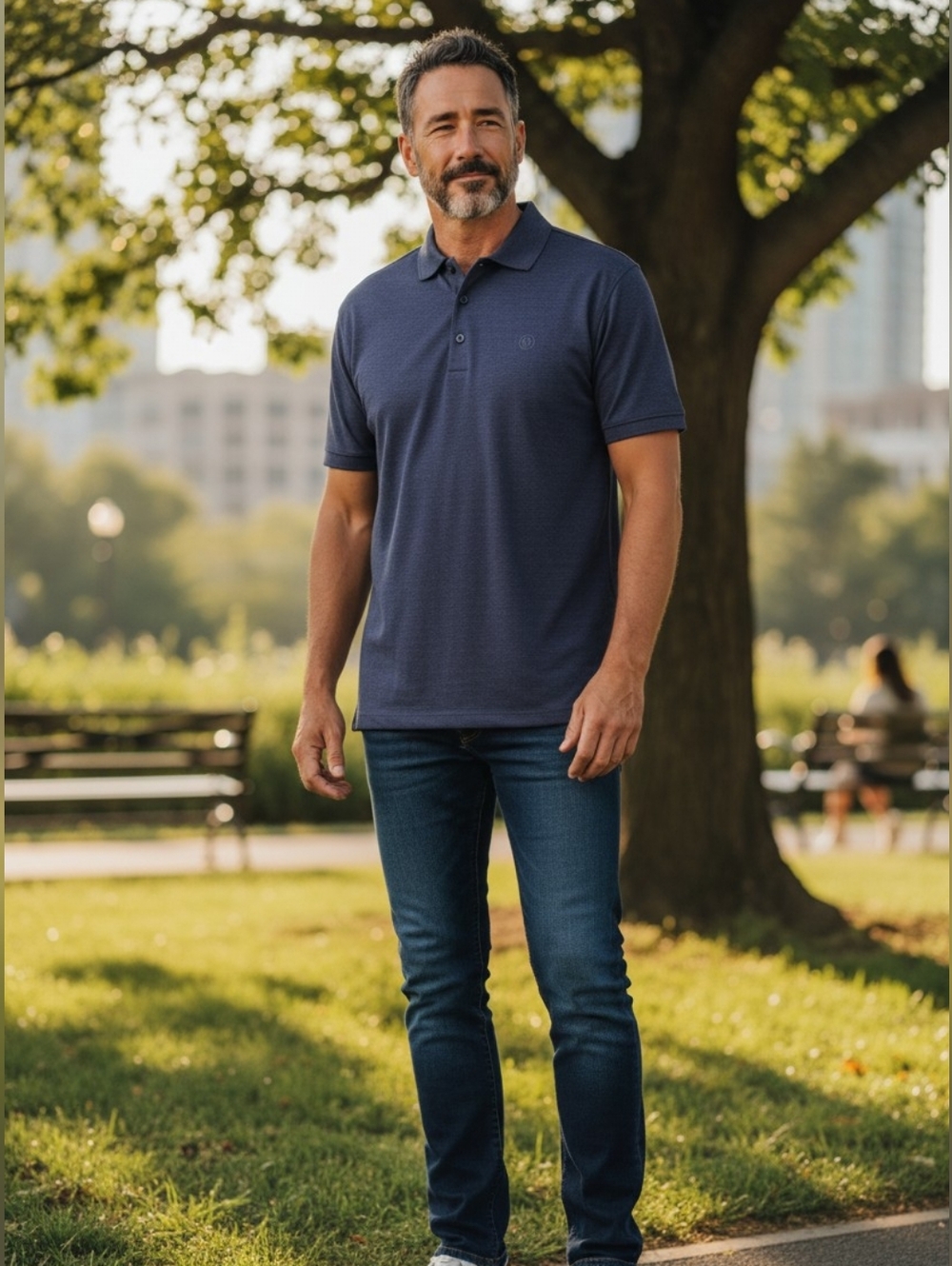 Hurley Men's Deep Blue Polo Shirt, NWT